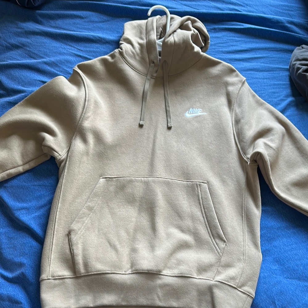 Nike Beige Pullover Hoodie